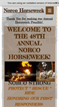 Mobile Screenshot of norcohorseweek.com